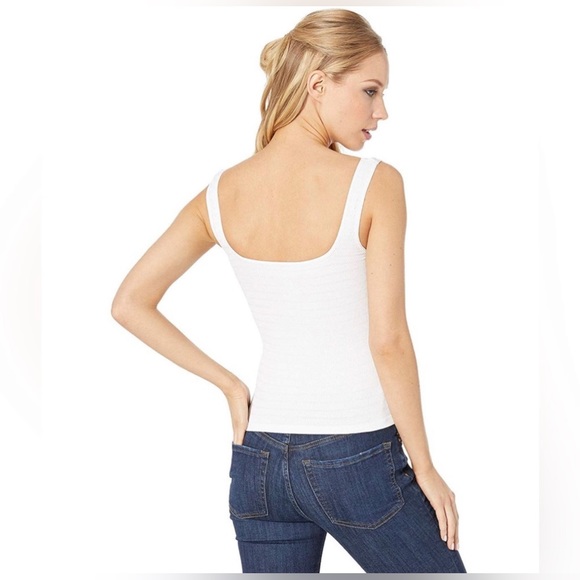 Free People Square One Seamless Cami White M/L - Picture 2 of 5